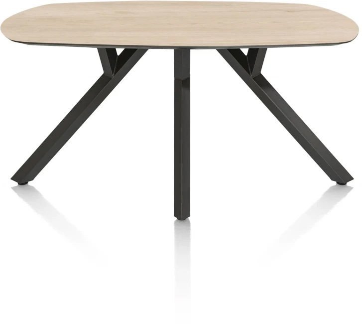 Minato 200 x 105cm Oval Dining Table (Light Natural Oak Finish) by Habufa Minato 200 x 105cm Oval Dining Table (Light Natural Oak Finish) by Habufa