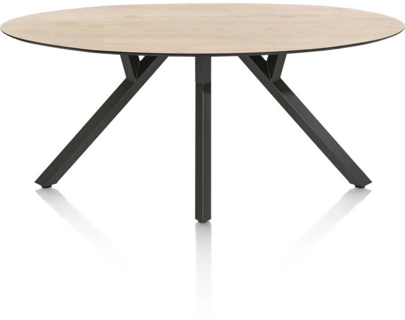 Minato 210 x 105cm Ellipse Dining Table (Light Oak Natural Finish) by Habufa Minato 210 x 105cm Ellipse Dining Table (Light Oak Natural Finish) by Habufa