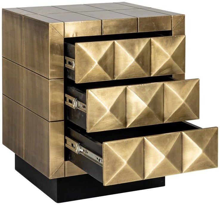 Collada 3 Drawer Side Cabinet by Richmond Interiors Collada 3 Drawer Side Cabinet by Richmond Interiors