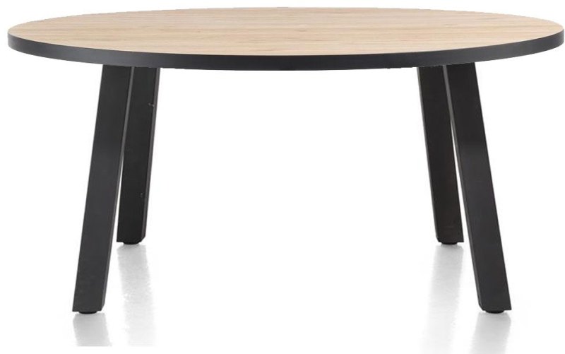Avalox 150 x 120cm Fixed Rounded Dining Table by Habufa Avalox 150 x 120cm Fixed Rounded Dining Table by Habufa