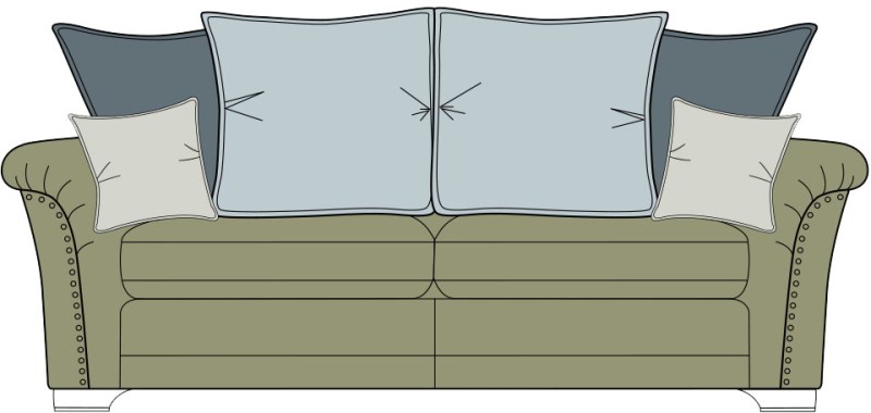 Adler 3 Seater Pillowback Sofa by Alstons Adler 3 Seater Pillowback Sofa by Alstons