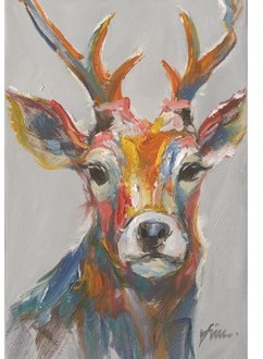 Canvas Oil Stag 60x90cm Canvas Oil Stag 60x90cm