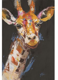 Canvas Oil Giraffe 60x90cm Canvas Oil Giraffe 60x90cm