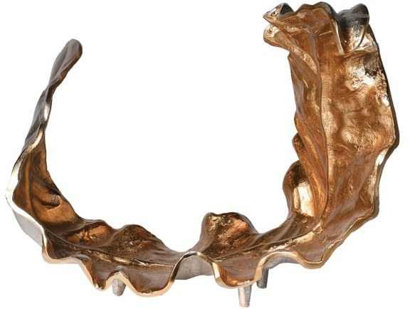 Gold Metal Leaf Sculpture Gold Metal Leaf Sculpture