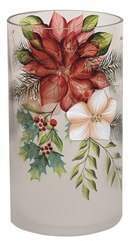 Poinsettia Candle Holder 18cm Poinsettia Candle Holder 18cm