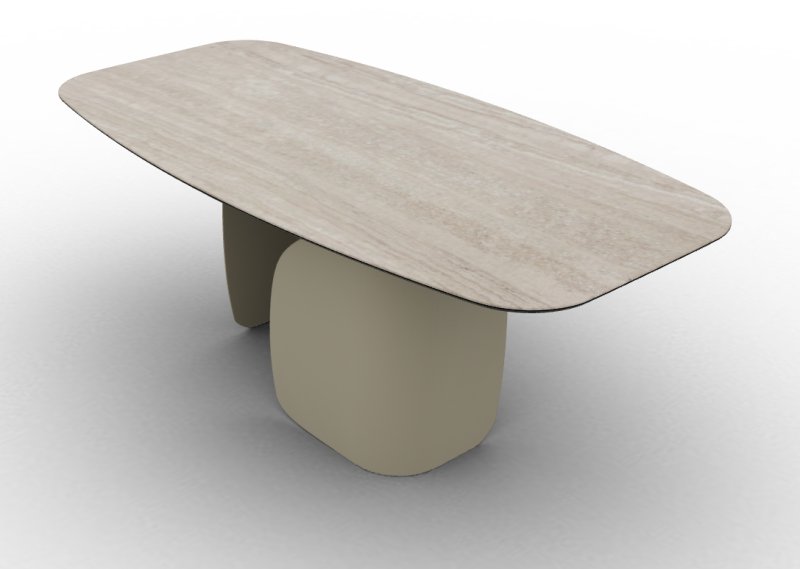 Twins 200 x 100cm Dining Table (CS4153-FB 200) by Calligaris