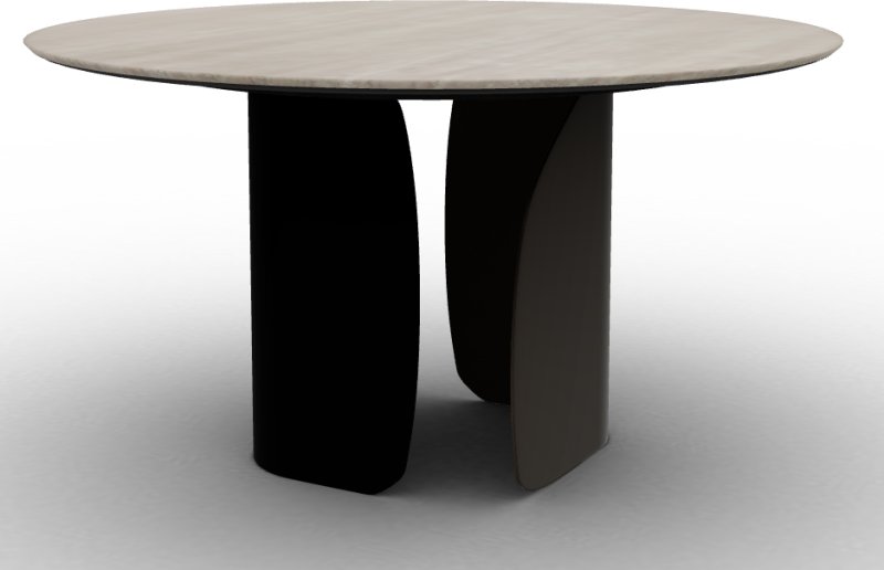 Twins 140cm Round Dining Table (CS4153-FD 140) by Calligaris Twins 140cm Round Dining Table (CS4153-FD 140) by Calligaris