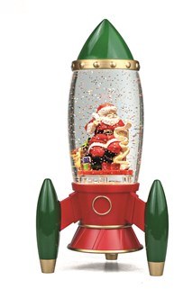 Santa Rocket Spinner 28cms Santa Rocket Spinner 28cms