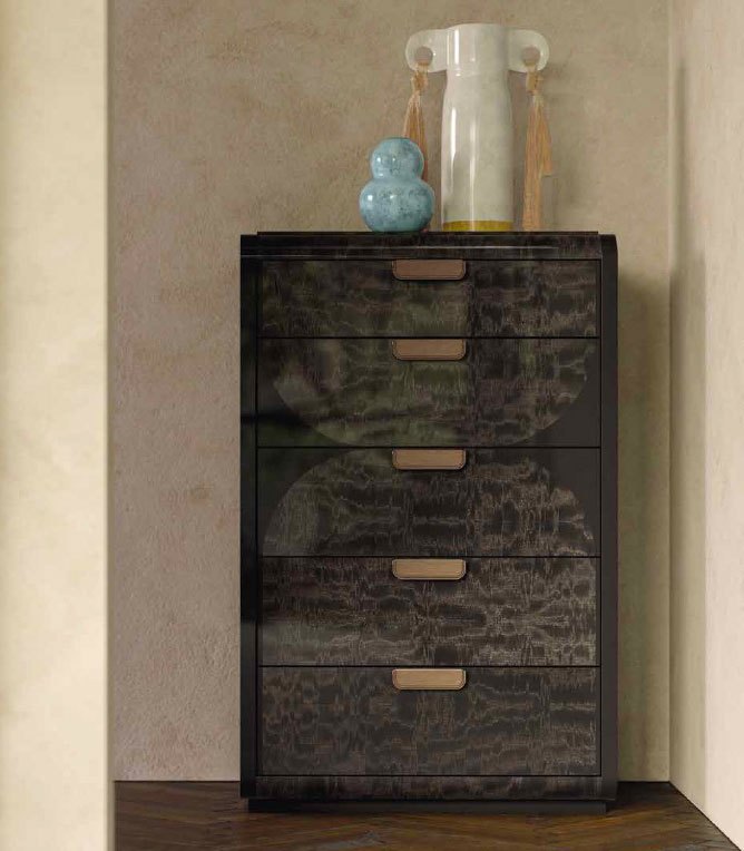 New York Tall Chest of 5 Drawers by ALF Italia New York Tall Chest of 5 Drawers by ALF Italia