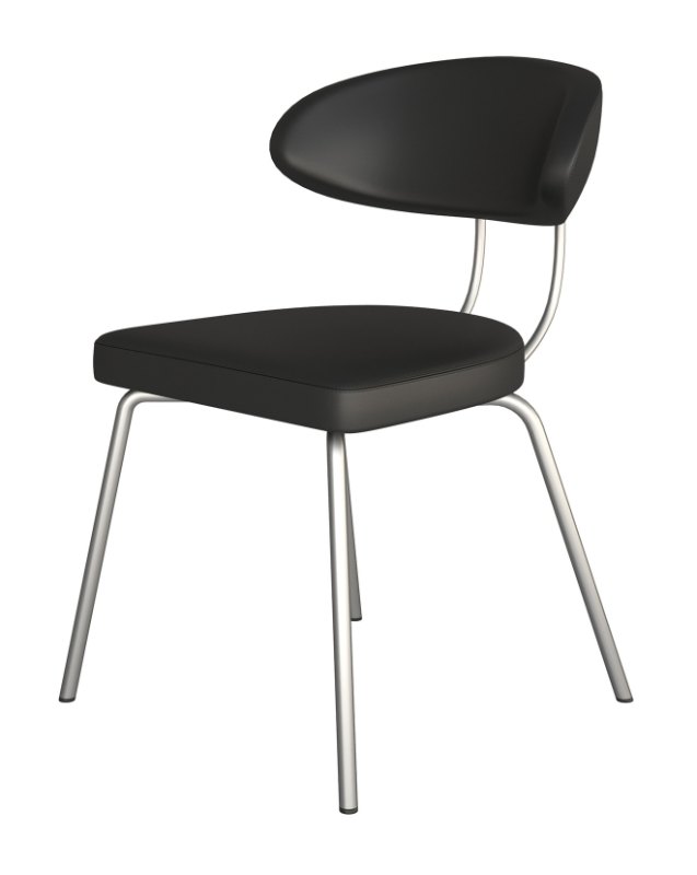 Margot Dining Chair by HND (Black Faux Leather) Margot Dining Chair by HND (Black Faux Leather)