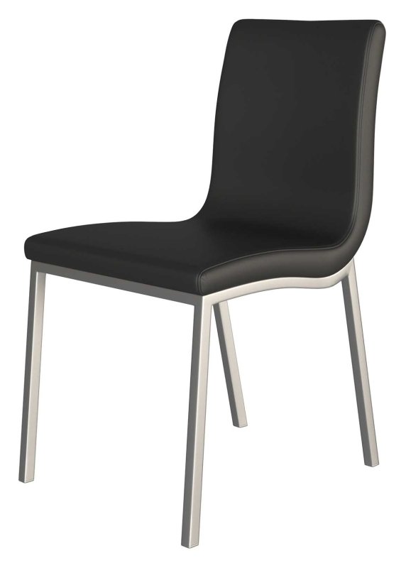 Audrey Dining Chair by HND (Black Faux Leather) Audrey Dining Chair by HND (Black Faux Leather)