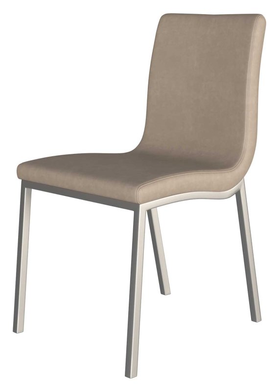 Audrey Dining Chair by HND (Taupe Faux Leather) Audrey Dining Chair by HND (Taupe Faux Leather)