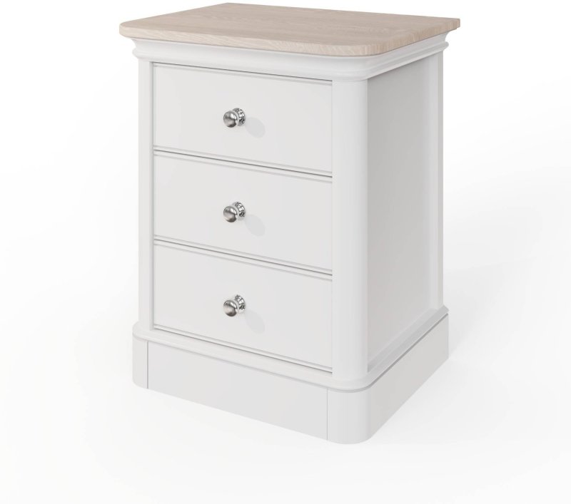 Chatsworth Wide 3 Drawer Bedside Chatsworth Wide 3 Drawer Bedside