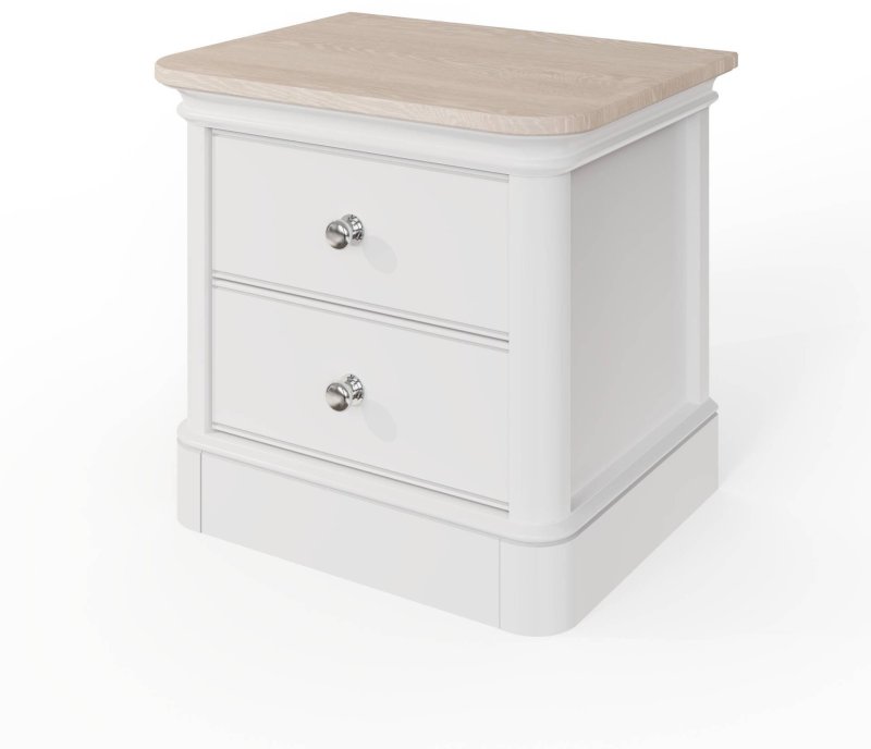 Chatsworth Wide 2 Drawer Bedside Chatsworth Wide 2 Drawer Bedside