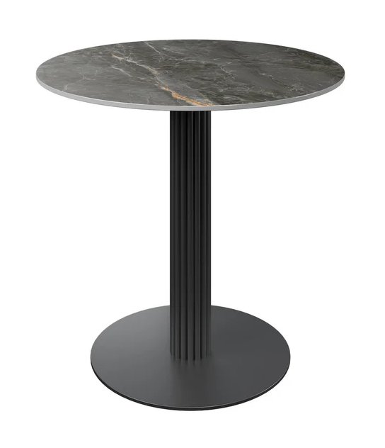Santos 80 x 80cm Round Gloss Grey Ceramic Dining Table Santos 80 x 80cm Round Gloss Grey Ceramic Dining Table