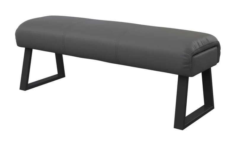 Nino Dark Grey Backless Dining Bench Nino Dark Grey Backless Dining Bench