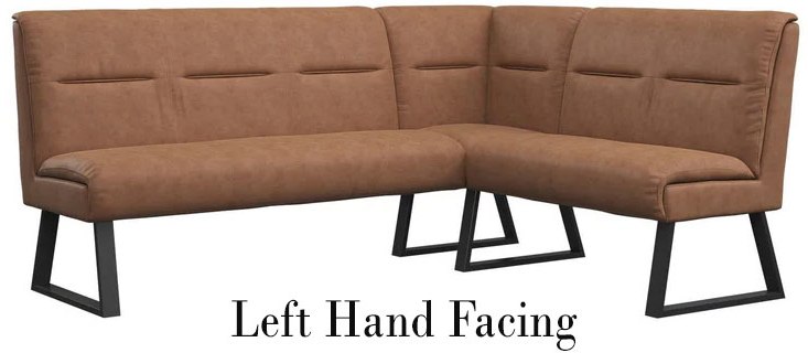 Nino Tan Corner Dining Bench (Left or Right Hand Facing) Nino Tan Corner Dining Bench (Left or Right Hand Facing)