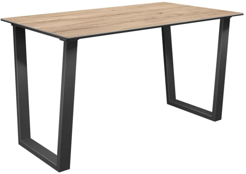 Nino 140 x 80cm Dining Table Oak Effect Ceramic Dining Table Nino 140 x 80cm Dining Table Oak Effect Ceramic Dining Table