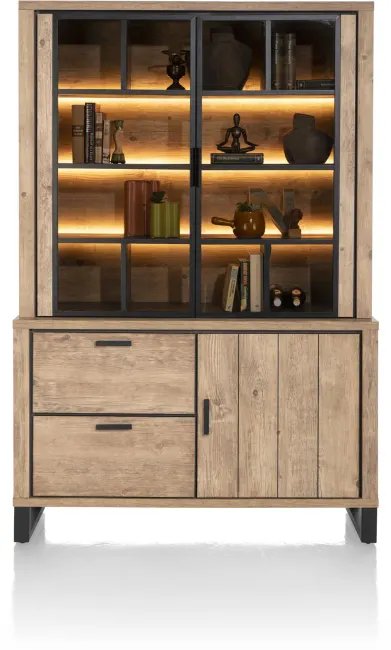 Pavarotti 140 x 210cm Showcase Cabinet by Habufa Pavarotti 140 x 210cm Showcase Cabinet by Habufa