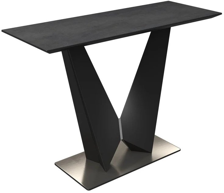 New Westin Slate Grey Ceramic Console Table New Westin Slate Grey Ceramic Console Table