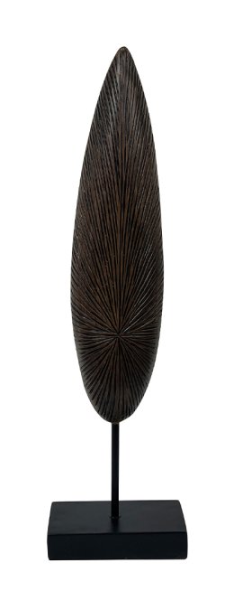 52.5 Oval Sculpture Black Brown 52.5 Oval Sculpture Black Brown