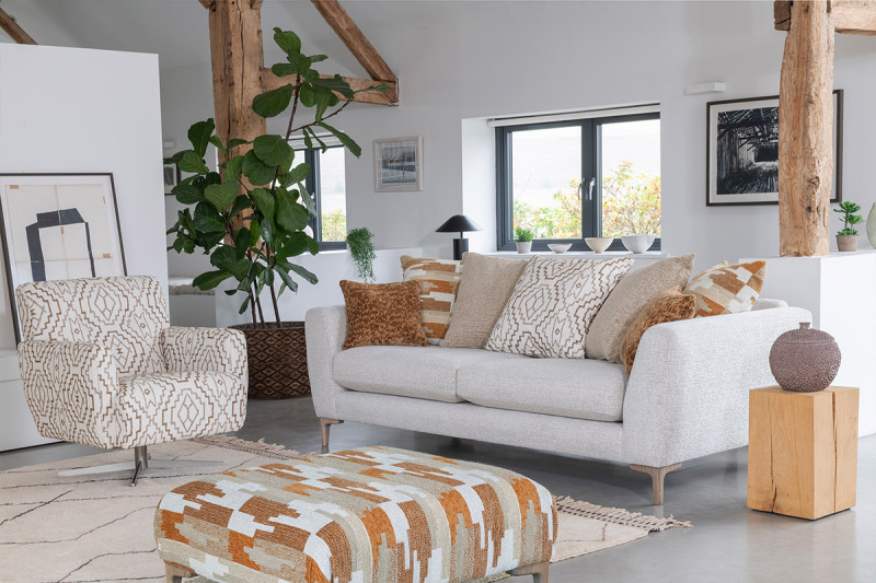 Nova Grand Sofa (Pillow Back) by Alstons Nova Grand Sofa (Pillow Back) by Alstons