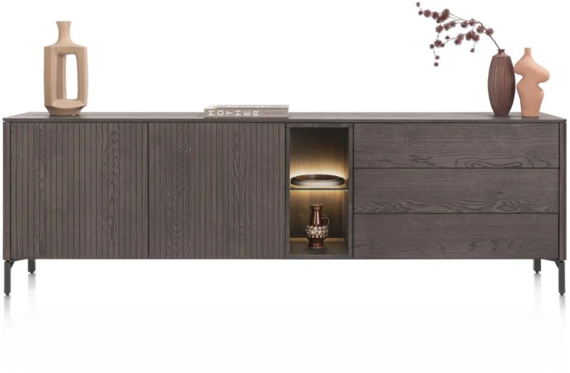 Trenton 240cm Sideboard (Clay) by Habufa Trenton 240cm Sideboard (Clay) by Habufa