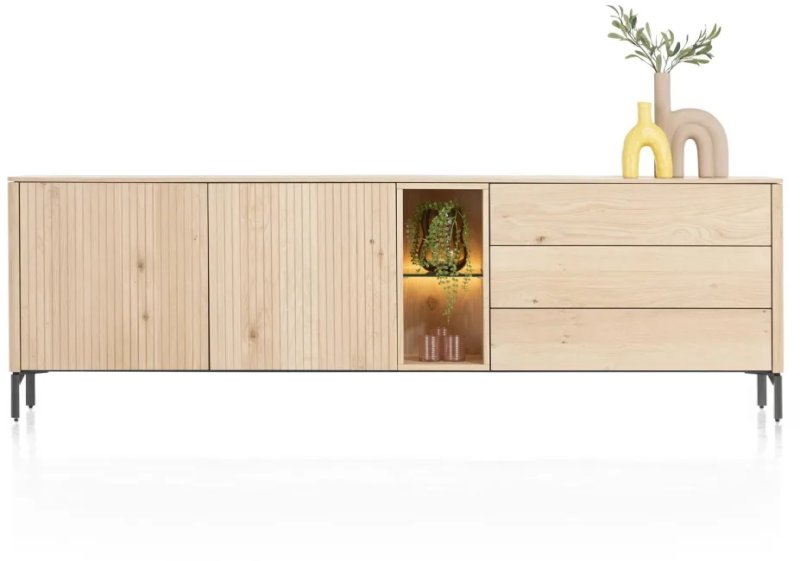 Trenton 240cm Sideboard (Natural) by Habufa Trenton 240cm Sideboard (Natural) by Habufa