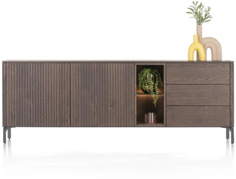 Trenton 210cm Sideboard (Clay) by Habufa Trenton 210cm Sideboard (Clay) by Habufa