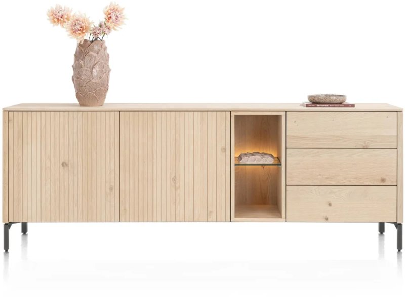 Trenton 210cm Sideboard (Natural) by Habufa Trenton 210cm Sideboard (Natural) by Habufa