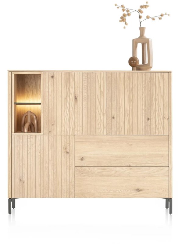 Trenton 153cm Dresser (Natural) by Habufa Trenton 153cm Dresser (Natural) by Habufa