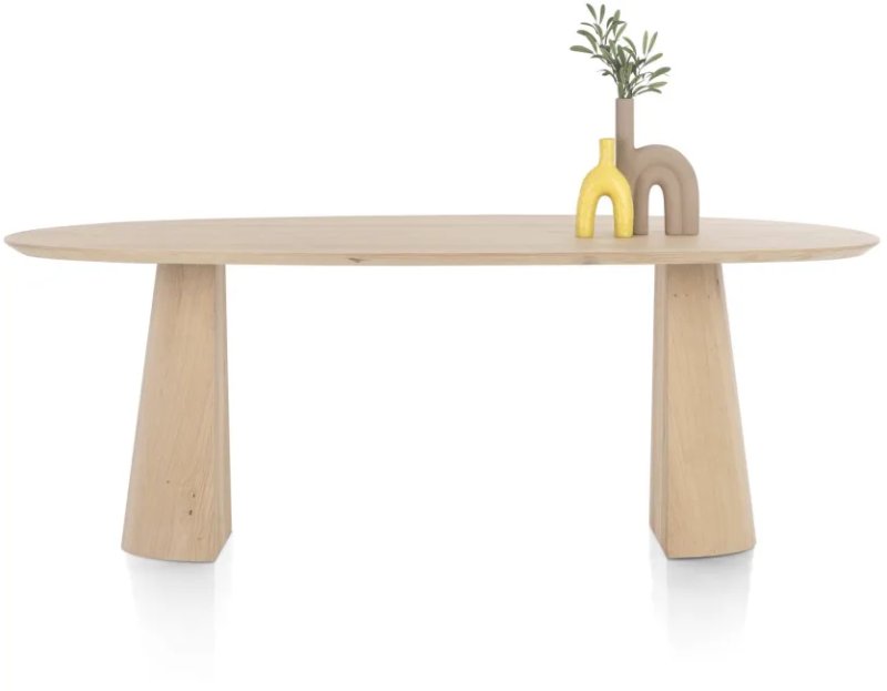 Trenton 210 x 105cm Dining Table (Natural) by Habufa Trenton 210 x 105cm Dining Table (Natural) by Habufa