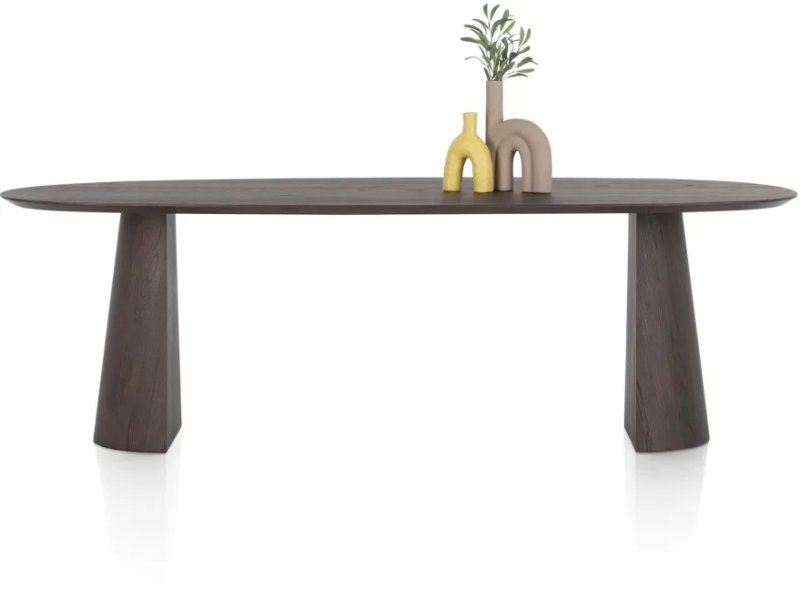 Trenton 240 x 110cm Dining Table (Clay) by Habufa Trenton 240 x 110cm Dining Table (Clay) by Habufa