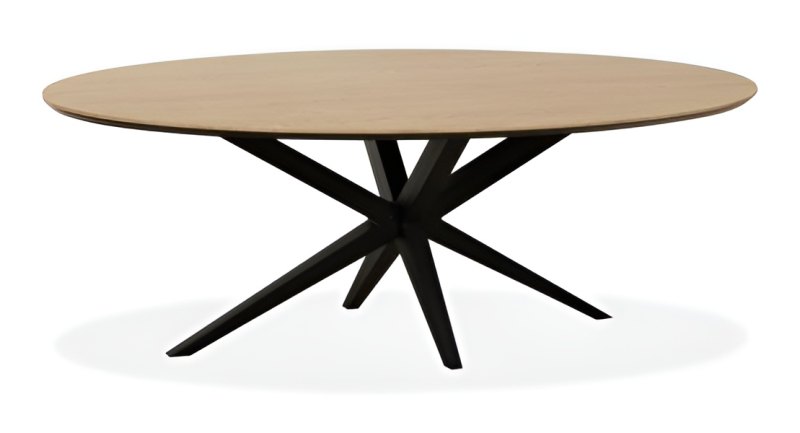 Wellington 180 x 102cm Dining Table (Oval Version) by MaxFurn Wellington 180 x 102cm Dining Table (Oval Version) by MaxFurn