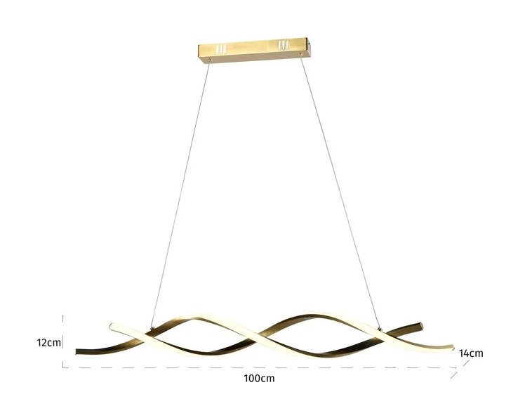 Chandelier Lorine (Brushed Gold) Chandelier Lorine (Brushed Gold)