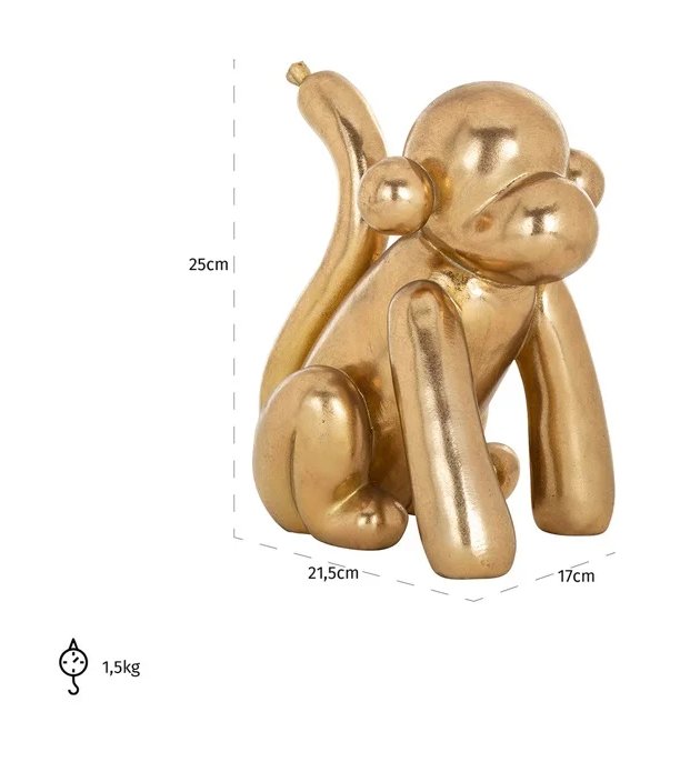 Decorative object Monkey (Gold) Decorative object Monkey (Gold)