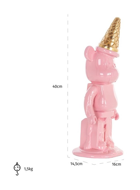 Decorative object Icebear pink (Pink) Decorative object Icebear pink (Pink)
