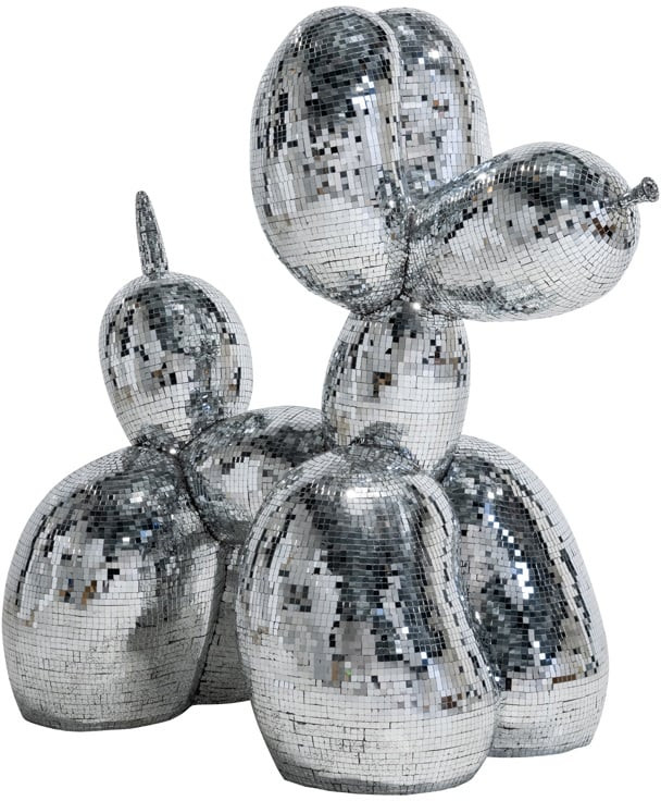 Decorative object Dog mirror big (Silver) Decorative object Dog mirror big (Silver)