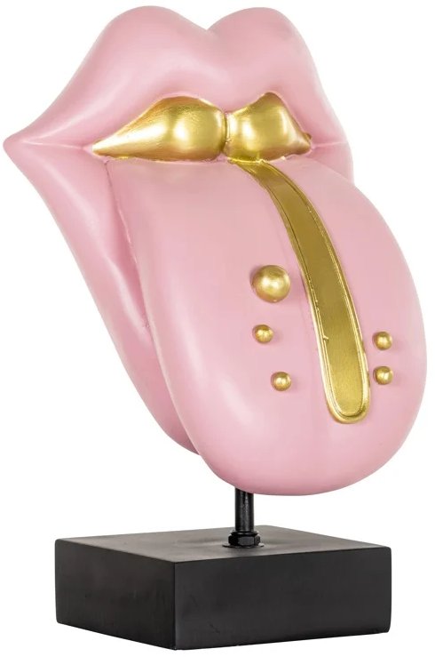 Decorative object Tongue pink (Pink) Decorative object Tongue pink (Pink)