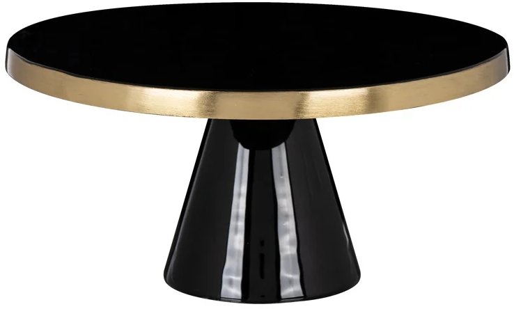 Cakeplate Elena (Black/gold) Cakeplate Elena (Black/gold)