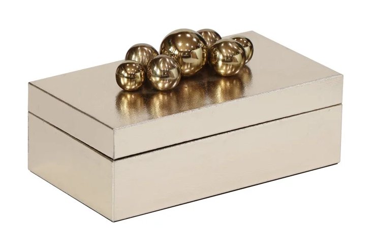 Storage box Norah (Gold) Storage box Norah (Gold)