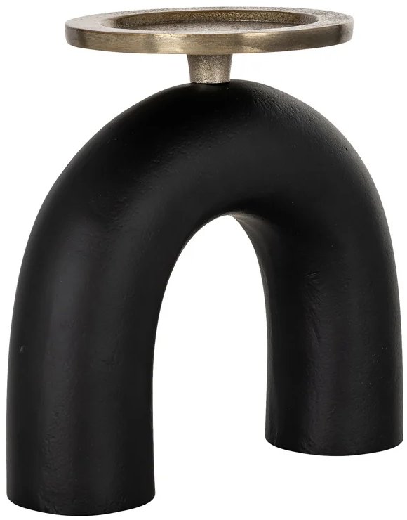 Candle holder Livi small (Black/gold) Candle holder Livi small (Black/gold)