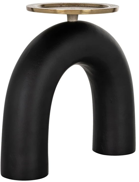 Candle holder Livi big (Black/gold) Candle holder Livi big (Black/gold)