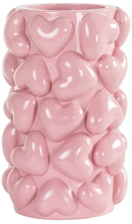 Candle holder Emel hearts small (Pink) Candle holder Emel hearts small (Pink)