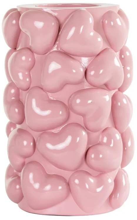 Candle holder Emel hearts big (Pink) Candle holder Emel hearts big (Pink)