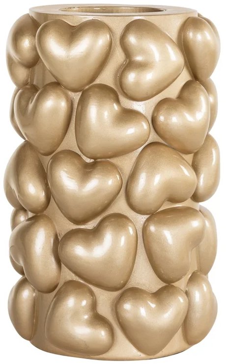 Candle holder Anne hearts big (Gold) Candle holder Anne hearts big (Gold)