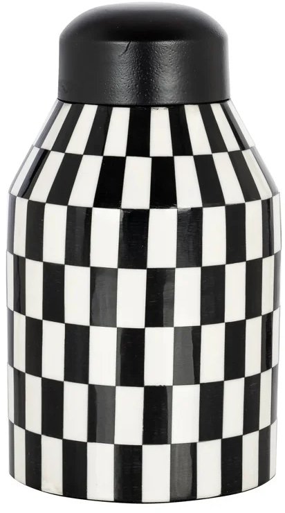 Jar Malou small (Black/white) Jar Malou small (Black/white)