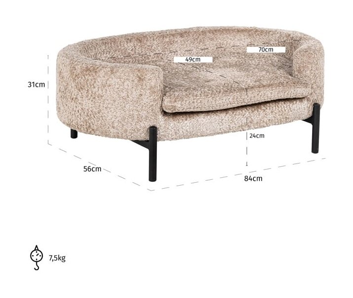 Pet bed Dolly nature sheep (Sheep 01 nature) Pet bed Dolly nature sheep (Sheep 01 nature)