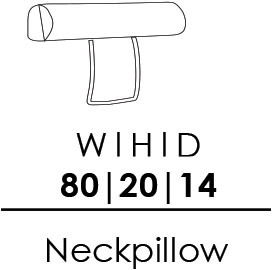 Skandia Neck Pillow - 80cm - (NF80) Skandia Neck Pillow - 80cm - (NF80)