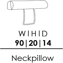 Skandia Neck Pillow - 90cm - (NF90) Skandia Neck Pillow - 90cm - (NF90)